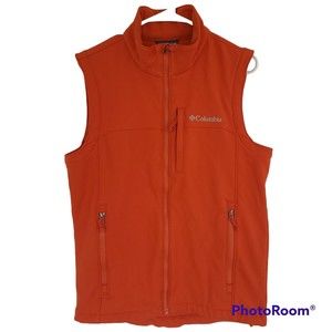 New Columbia Reed Lake EXS Softshell Vest Burnt Orange - Small